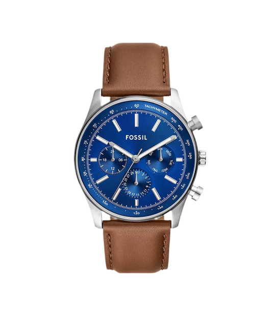 Sullivan Multifunction Brown Litehide Leather Watch.
